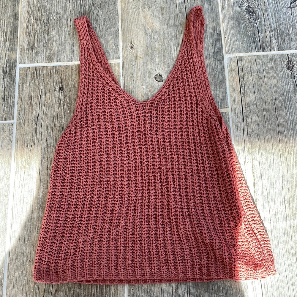 Woven tank top